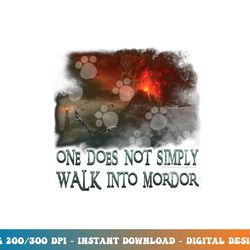 lord of the rings walk in mordor longsleeve t shirt long sleeve  png, sublimation