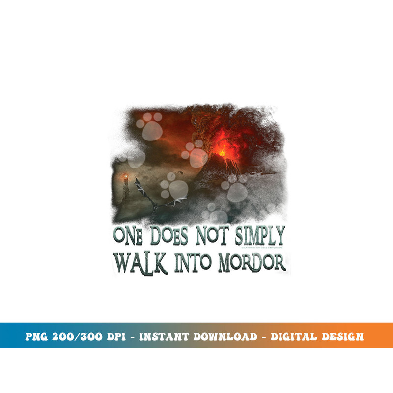 Lord of the Rings Walk in Mordor Longsleeve T Shirt Long Sleeve  png, sublimation.jpg