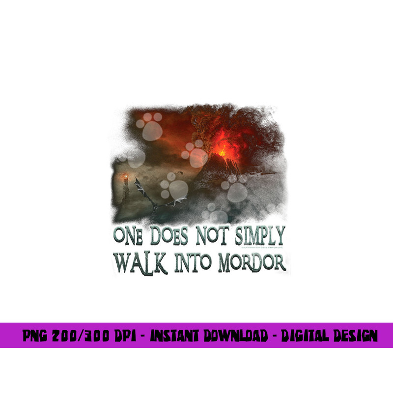 Lord of the Rings Walk in Mordor Longsleeve T Shirt Long Sleeve  png, sublimation .jpg