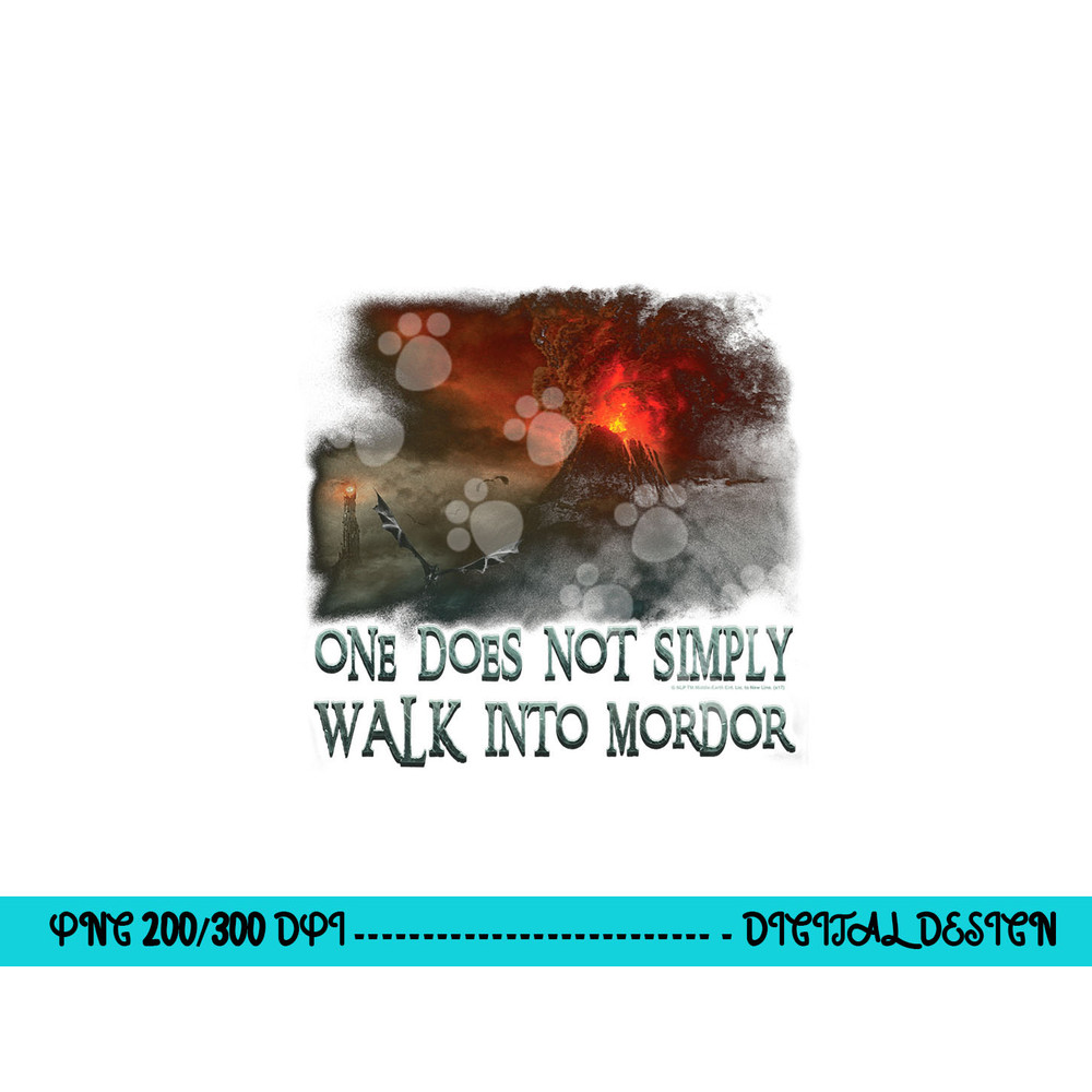 Lord of the Rings Walk in Mordor Longsleeve T Shirt Long Sleeve png, sublimation .jpg