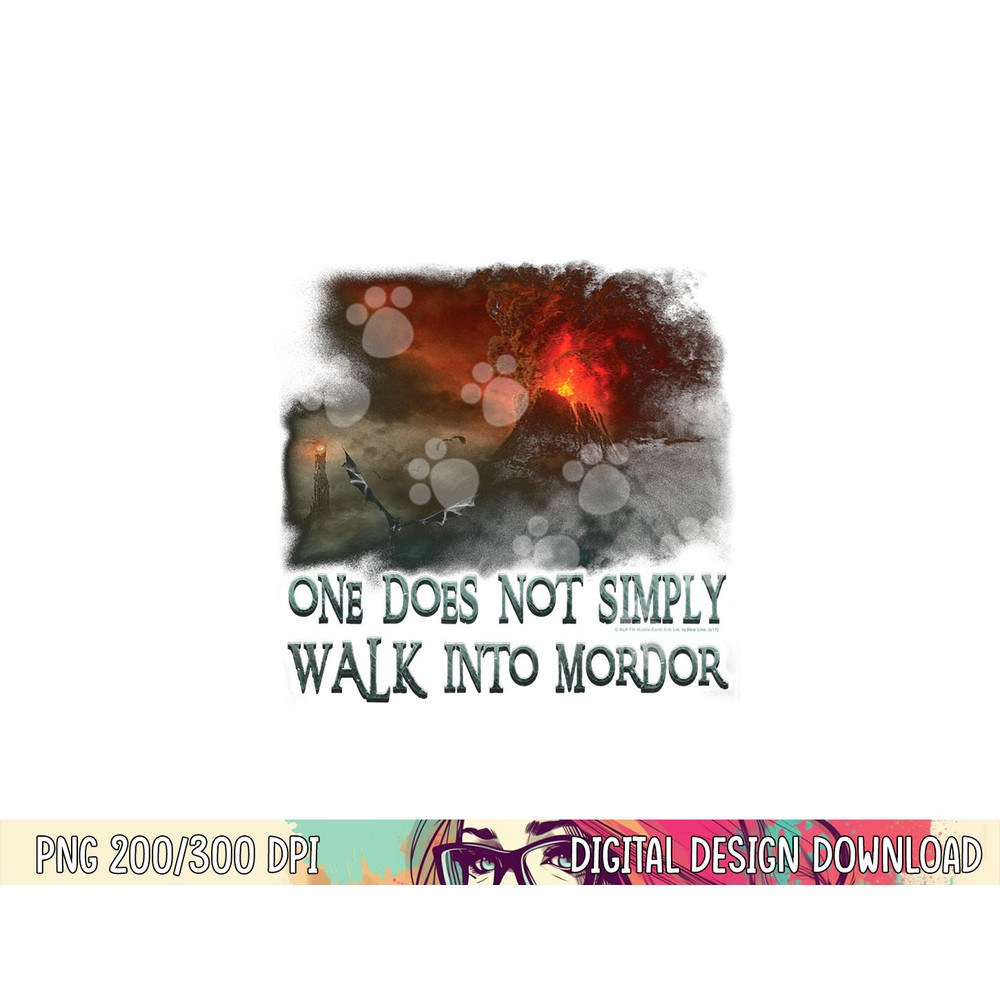 Lord of the Rings Walk in Mordor Longsleeve T Shirt Long Sleeve png, sublimation .jpg