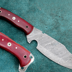 hand forged hunting knife ,superior custom hand made damascus steel combat knife