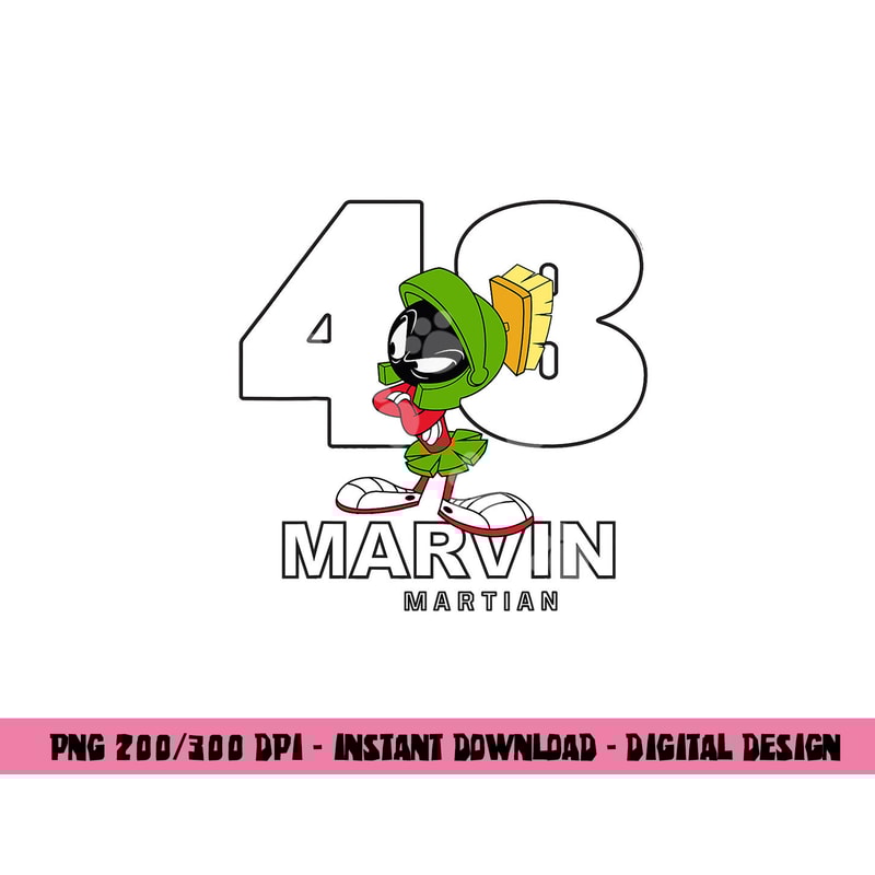 Marvin The Martian 48 png, sublimation .jpg