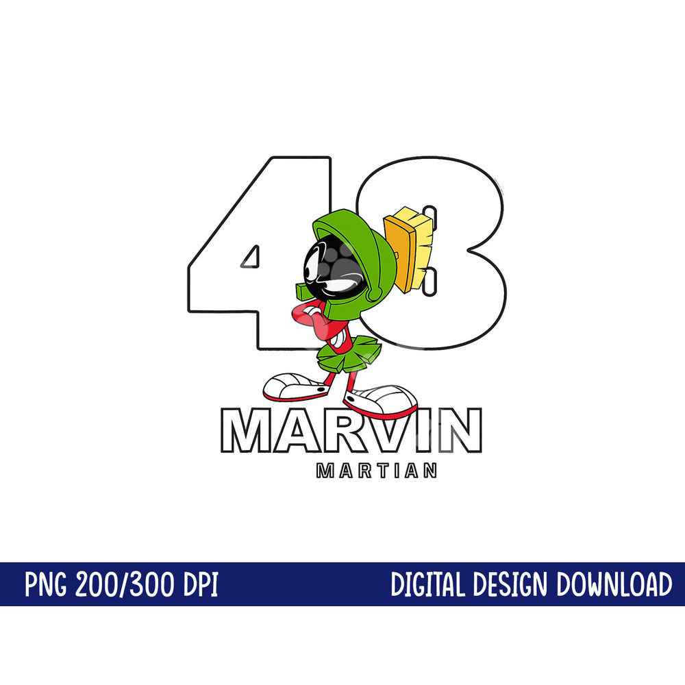 Marvin The Martian 48 png, sublimation .jpg