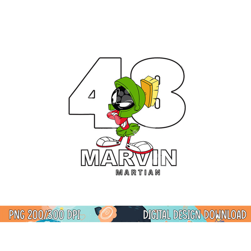 Marvin The Martian 48  png, sublimation .jpg