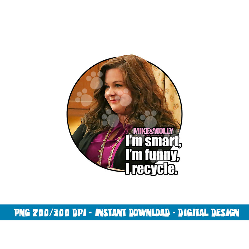 Mike & Molly I Recycle png, sublimation .jpg