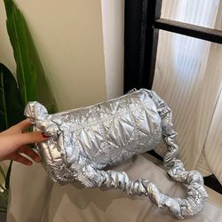 personalized bucket bag female all-match wrinkle bag fashion armpit shoulder bag cloud messenger bag