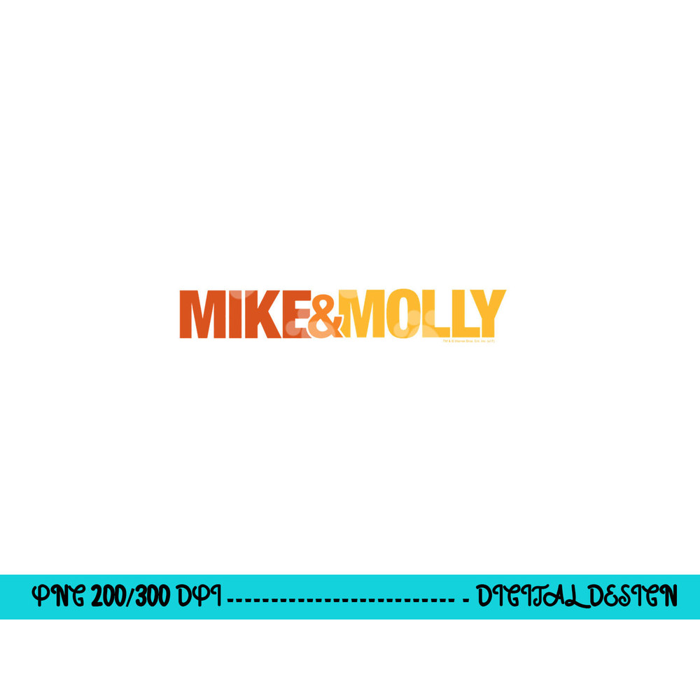 Mike & Molly Logo Longsleeve T Shirt Long Sleeve png, sublimation .jpg