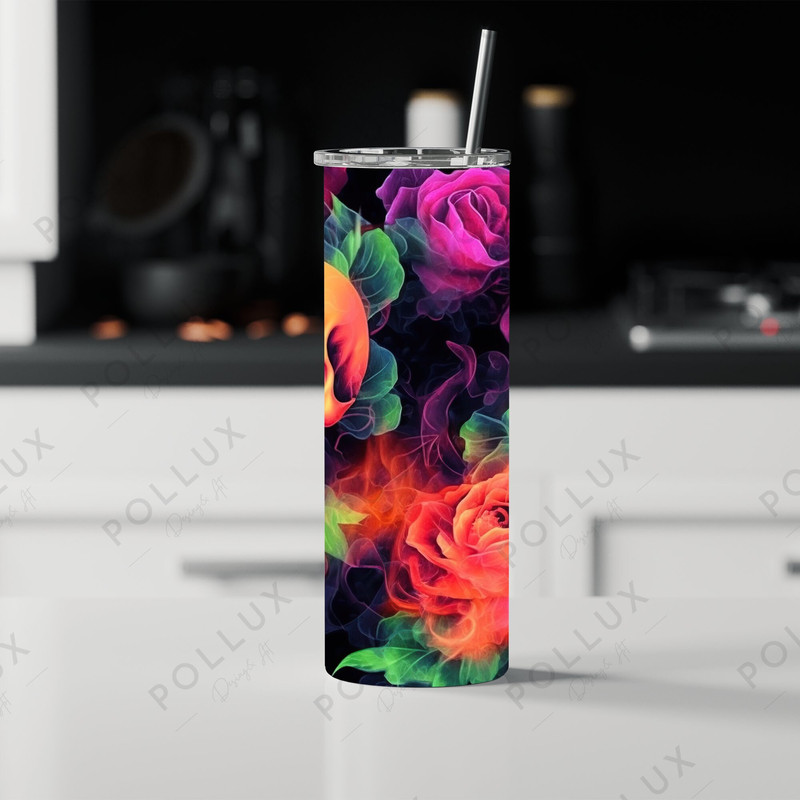Horror Movie Newspaper 20 Oz Skinny Tumbler StraightTapered Wrap Png Sublimation Design, Halloween Movies Tumbler PNG File-1.jpg