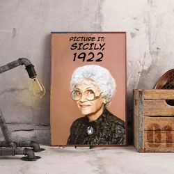 the golden girls wall art, the golden girls poster, movie decoration, movie home decor, movie poster