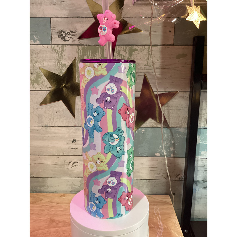 Carebears Tumbler, Carebears 20oz Skinny Tumbler, Carebears 30oz Skinny Tumbler.jpg