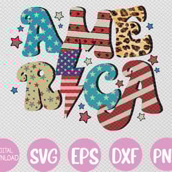 "retro america 4th of july red white and blue i-ndependence-day usa flag patriotic funny 4th july svg, eps, png, dxf, di