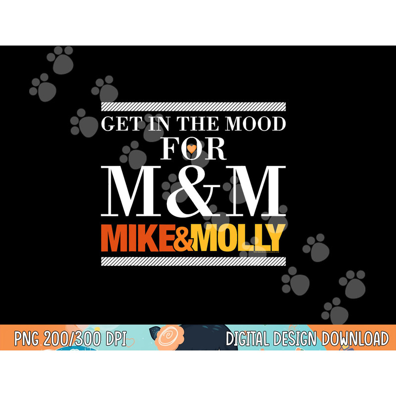 Mike & Molly Quality Time  png, sublimation .jpg