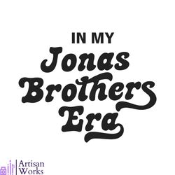 in my jonas brothers era the album tour svg graphic design file