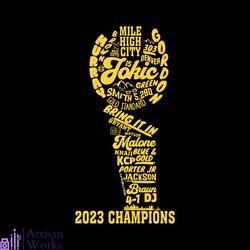 nuggets denver championship member svg graphic design file
