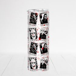 michael myers myers tumbler, michael myers skinny tumbler