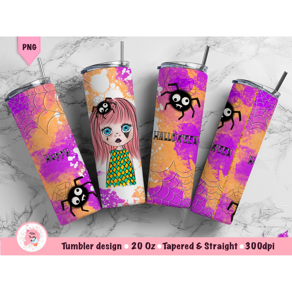 Horror Tumbler Wrap, Halloween Tumbler, Skinny Tumbler, Witch Tumbler Wrap, Witch Please, 20 oz Tumbler Wrap.jpg