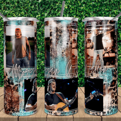 morgan with guitar tumbler, morgan with guitar skinny tumbler, morgan with guitar 20oz skinny tumbler