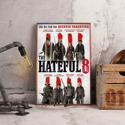 movie poster, the hateful eight wall art, movie decoration, movie home decor, the hateful eight poster