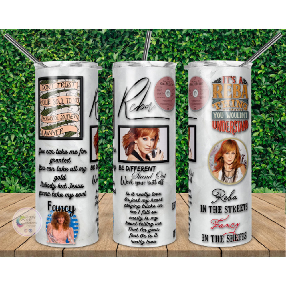 Shania Twain Tumbler, Shania Twain Skinny Tumbler,Shania Twain 20oz Skinny Tumbler.png