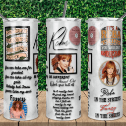 shania twain tumbler, shania twain skinny tumbler,shania twain 20oz skinny tumbler, shania twain 30oz skinny tumbler