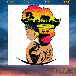 black woman, june 19th, trending svg, juneteent