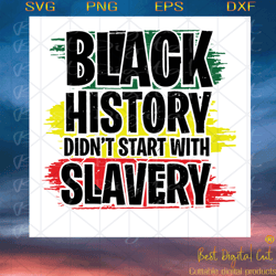 black history didnt start with slavery, trendin