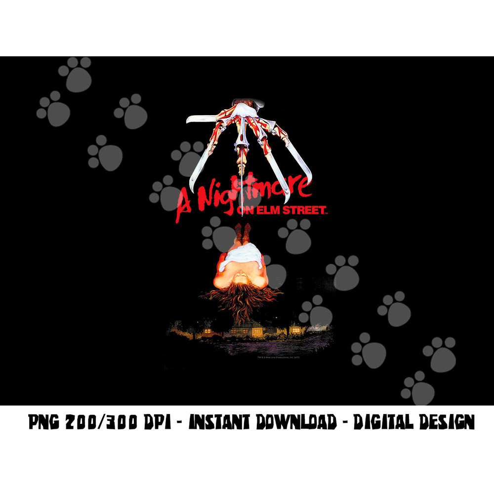 Nightmare on Elm Street Alternate Poster png, sublimation .jpg