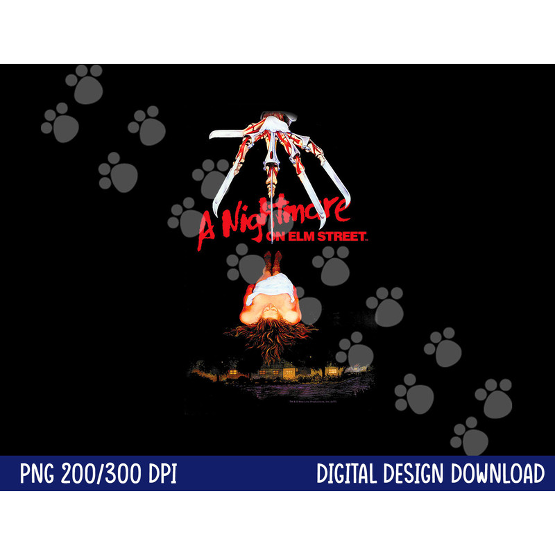 Nightmare on Elm Street Alternate Poster png, sublimation .jpg