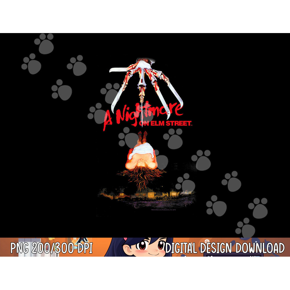 Nightmare on Elm Street Alternate Poster png, sublimation .jpg