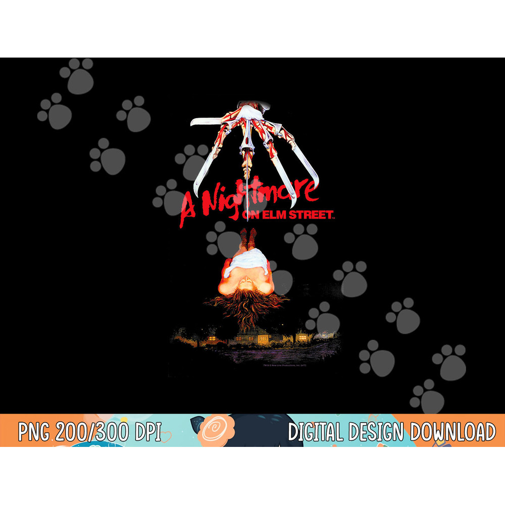 Nightmare on Elm Street Alternate Poster  png, sublimation .jpg