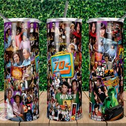 70s tv shows tumbler,70s tv shows skinny tumbler,70s tv shows 20oz skinny tumbler