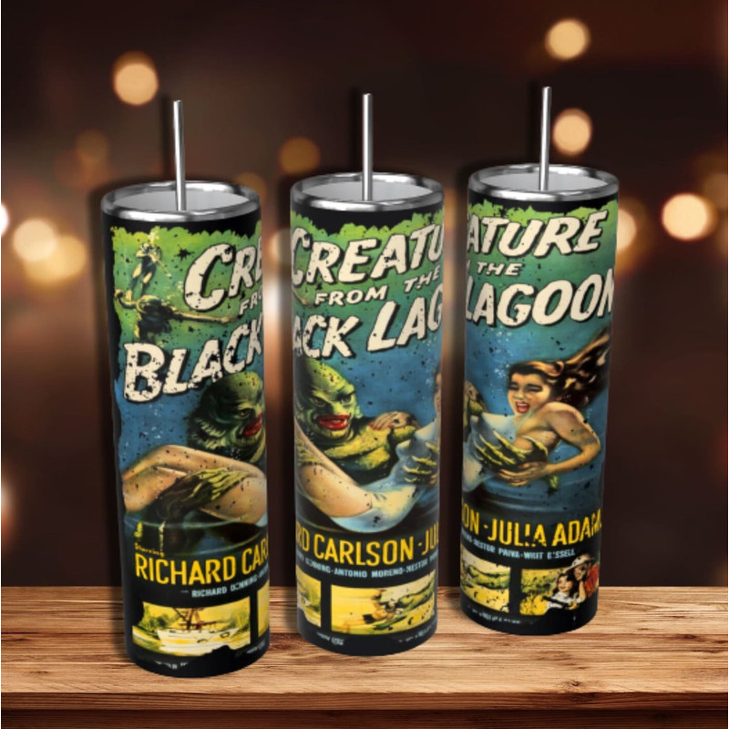 Tumbler 20oz Vintage Horror Movie Sublimation Digital Download Tumbler Design, 2 png sizes.jpg