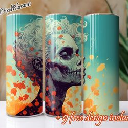 tumbler wrap zombie tumbler, tumbler wrap zombie skinny tumbler