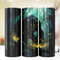 Werewolf In A Magic Forest 2 20oz Skinny Tumbler Sublimation Designs - Straight & Tapered Skinny Wraps for Tumblers PnG.jpg