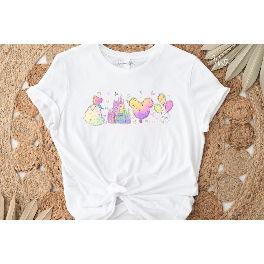 Cinderella Silhoutte Shirt, Disney Shirts, Disneyland Shirt, Disney Matching Shirt, Disney Princess Shirt, Castle Shirt, Disney Castle Tee - 1.jpg