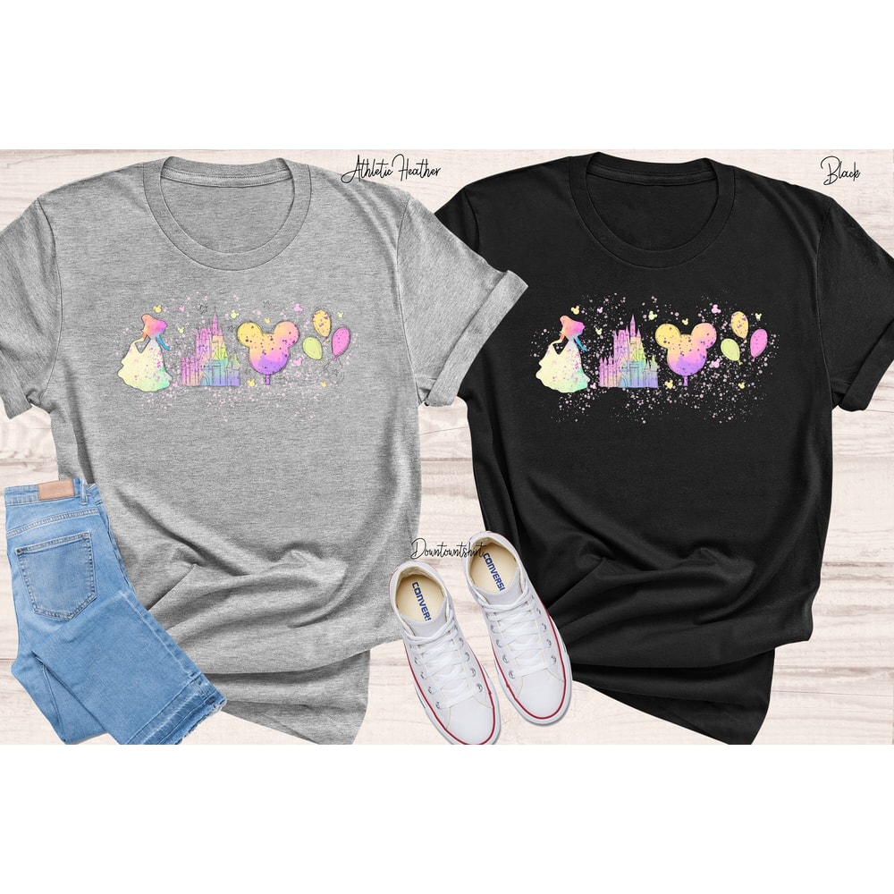Cinderella Silhoutte Shirt, Disney Shirts, Disneyland Shirt, Disney Matching Shirt, Disney Princess Shirt, Castle Shirt, Disney Castle Tee - 6.jpg