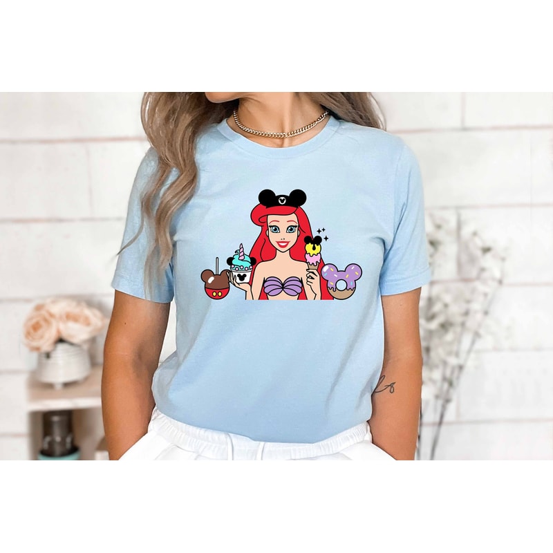 Disney Princess Shirt, Ariel Disney Snacks Shirts, Disney Ariel Shirt, Little Mermaid Shirt, Disneyland Shirt, Magic Kingdom Shirt, - 1.jpg