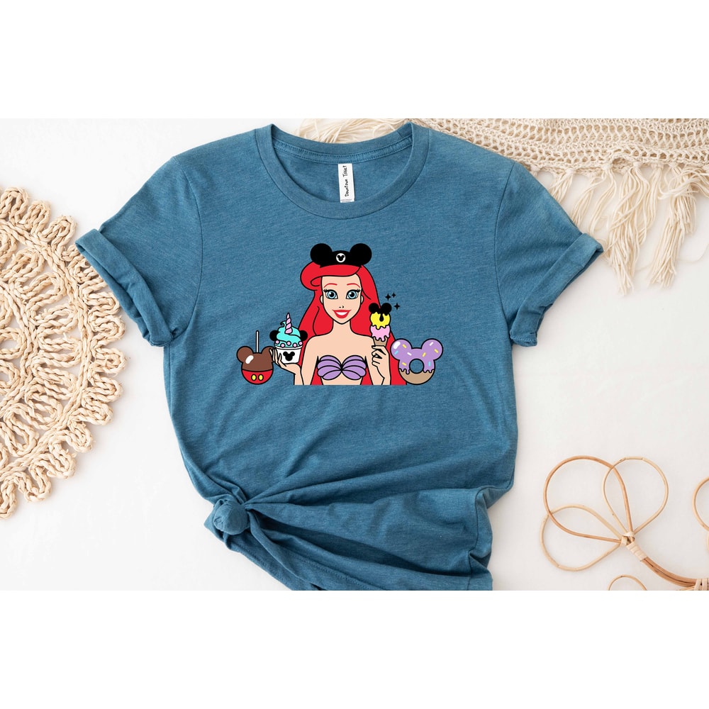 Disney Princess Shirt, Ariel Disney Snacks Shirts, Disney Ariel Shirt, Little Mermaid Shirt, Disneyland Shirt, Magic Kingdom Shirt, - 3.jpg