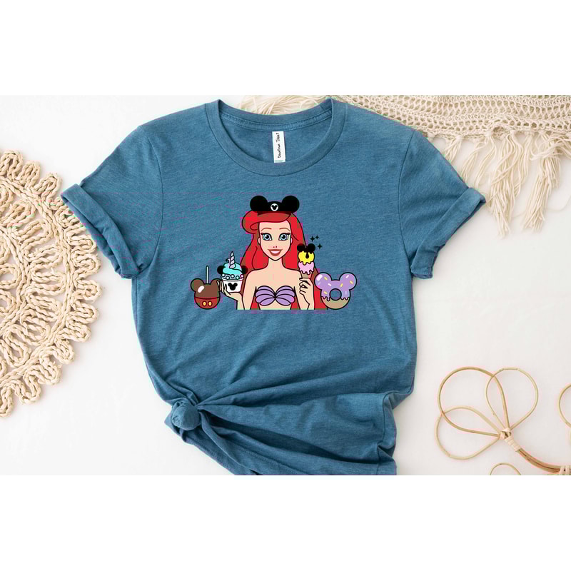 Disney Princess Shirt, Ariel Disney Snacks Shirts, Disney Ariel Shirt, Little Mermaid Shirt, Disneyland Shirt, Magic Kingdom Shirt, - 3.jpg