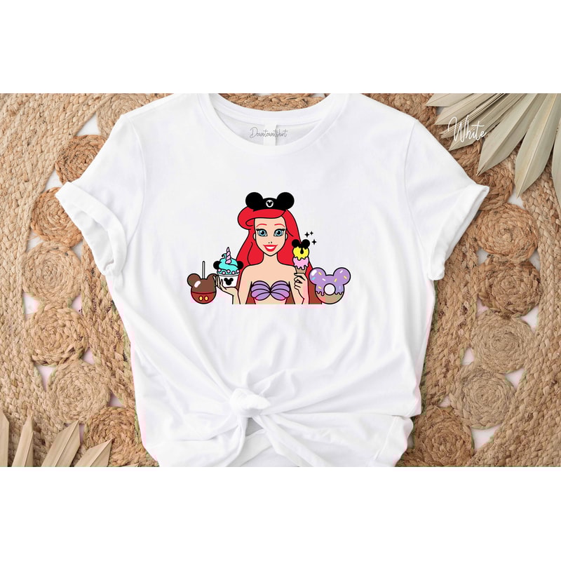 Disney Princess Shirt, Ariel Disney Snacks Shirts, Disney Ariel Shirt, Little Mermaid Shirt, Disneyland Shirt, Magic Kingdom Shirt, - 4.jpg