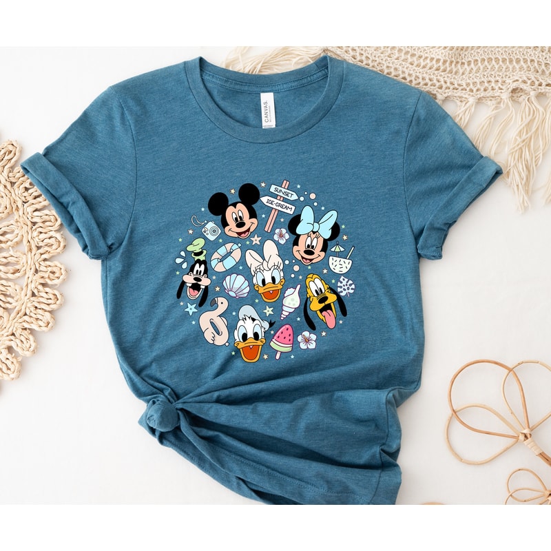 Disney Summer Shirt, Mickey And Friends Shirt, Disney Holiday Shirt, Disney Travel Shirt, Disney Ice Cream Shirt,Disney Cruise Shirt - 1.jpg