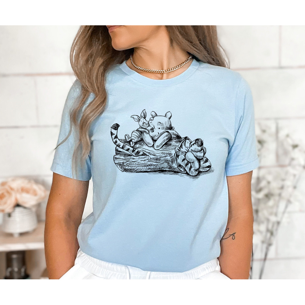 Disney Winnie the Pooh Shirt, Winnie The Pooh Shirt, Friends Shirt, Pooh The Bear Shirt, Tigger Shirt,Piglet Shirt,Disney Friends Shirt - 1.jpg