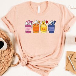 disney winnie the pooh coffee latte shirt, winnie the pooh drink shirt, disneyla