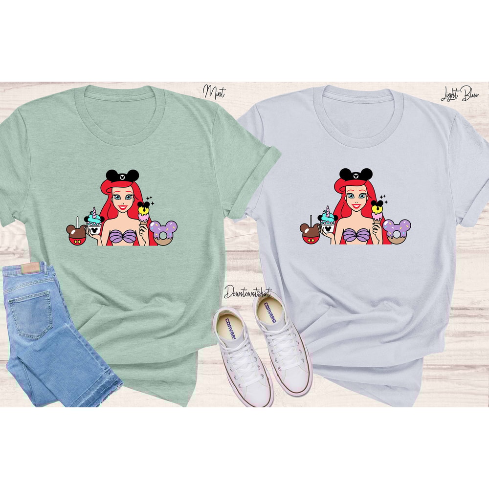 Disney Princess Shirt, Ariel Disney Snacks Shirts, Disney Ariel Shirt, Little Mermaid Shirt, Disneyland Shirt, Magic Kingdom Shirt, - 5.jpg