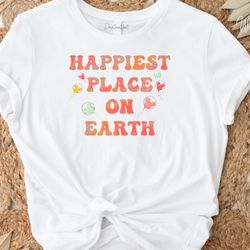 happiest place on earth shirt, magic kingdom shirt,mickey shirt, disney castle s