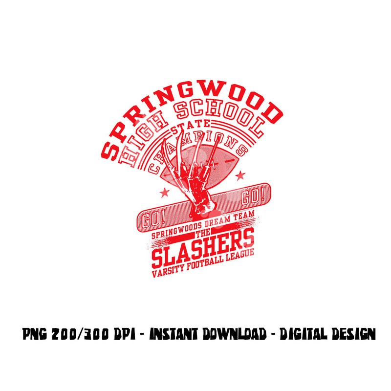 Nightmare on Elm Street High School Slashers png, sublimation .jpg