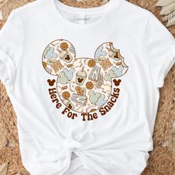 im here for the snacks shirt, vacation tee, family trip gift, theme park te