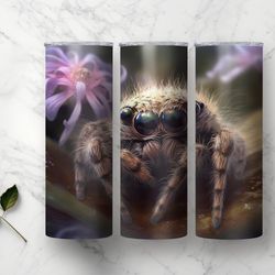 skinny horror tumbler, cute baby spider vivid colors 20oz skinny tumbler, sublimation instant digital 30oz skinny tumble