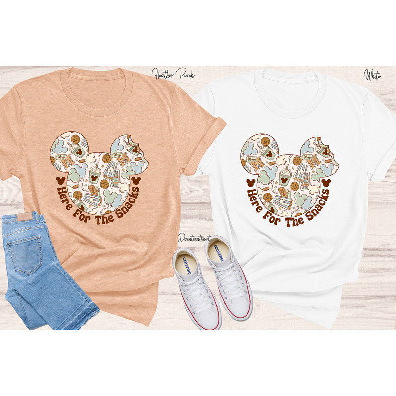 I’m Here for the Snacks Shirt, Vacation T-Shirt, Family Trip Gift, Theme Park Tee, Gift for Theme Park, Holiday Gift, Family Trip Shirt - 2.jpg